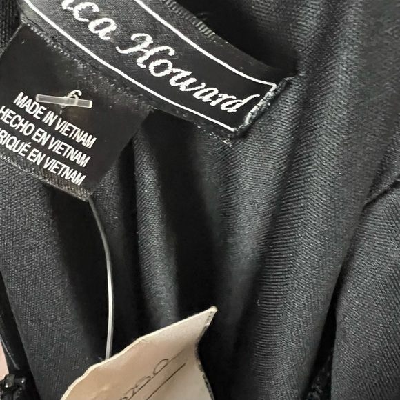 NWT Jessica Howard open V-neck A-line dress - Picture 3 of 11